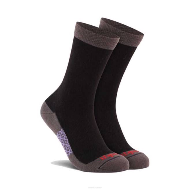 Dansko chaussettes unisexe noir équipage en laine mérinos BF6Z258