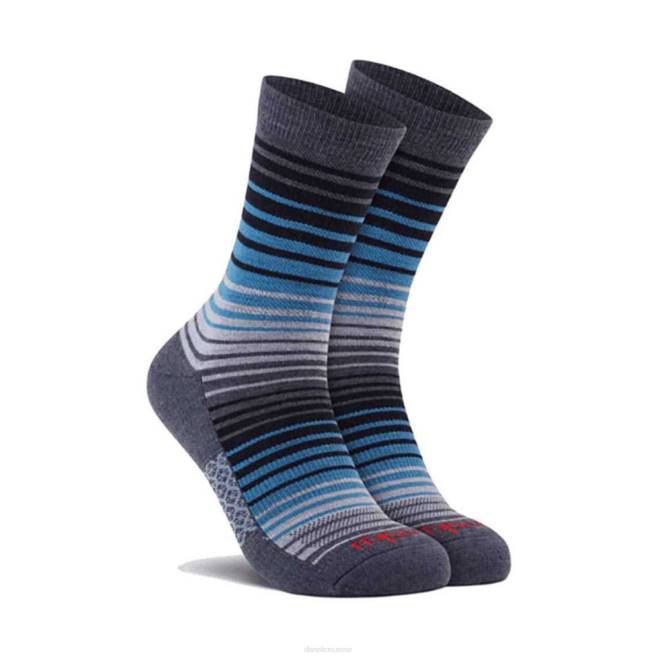 Dansko chaussettes unisexe rayures denim équipage en laine mérinos BF6Z264