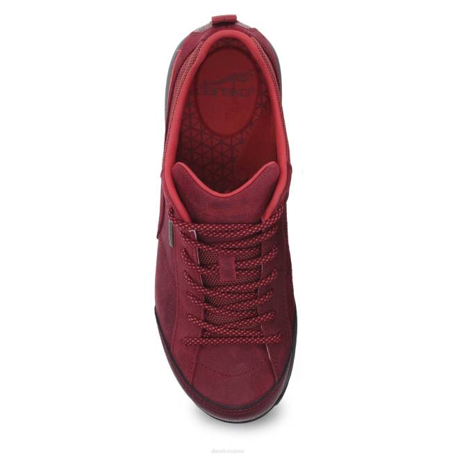 Dansko baskets et plein air femmes daim bruni rouge cachemire BF6Z209
