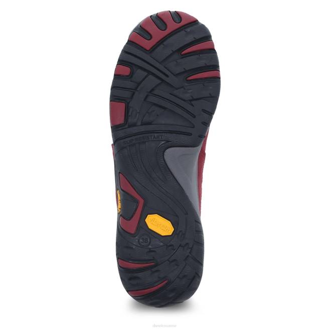 Dansko baskets et plein air femmes daim bruni rouge cachemire BF6Z209