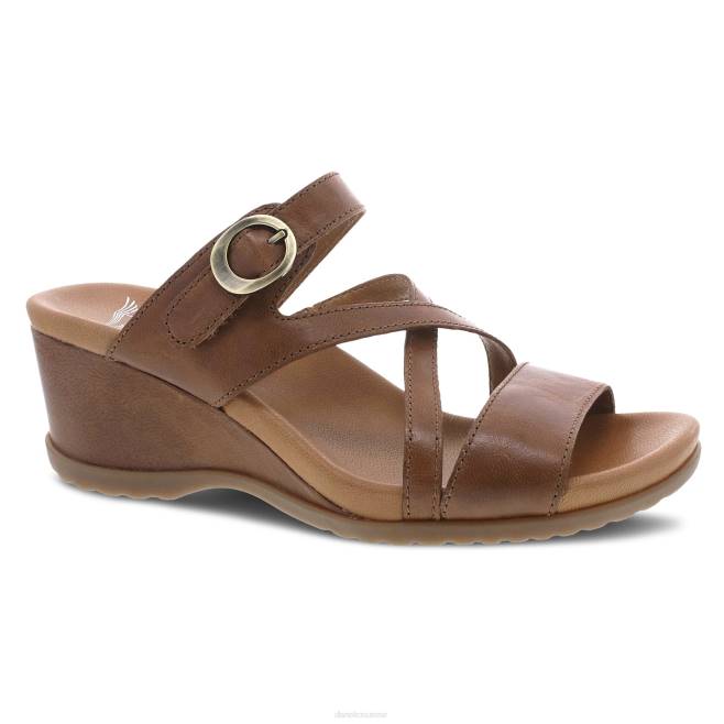 Dansko des sandales femmes cuir glacé beige Ana BF6Z124