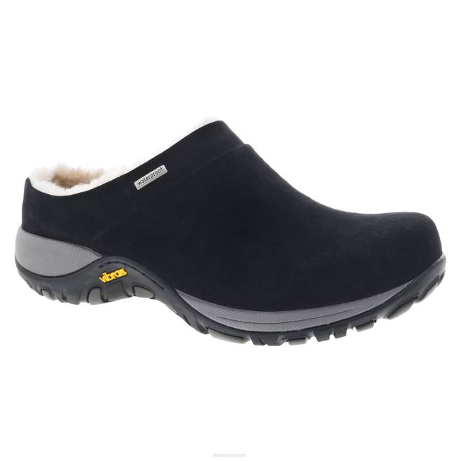 Dansko mules et mules femmes Suède noir pasteur BF6Z179