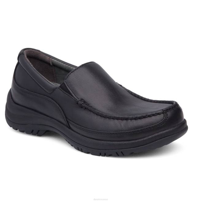 Dansko mocassins et mocassins Hommes pleine fleur noire Wayne BF6Z281